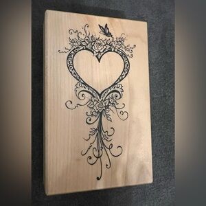 Decorative Wooden Heart Plaque